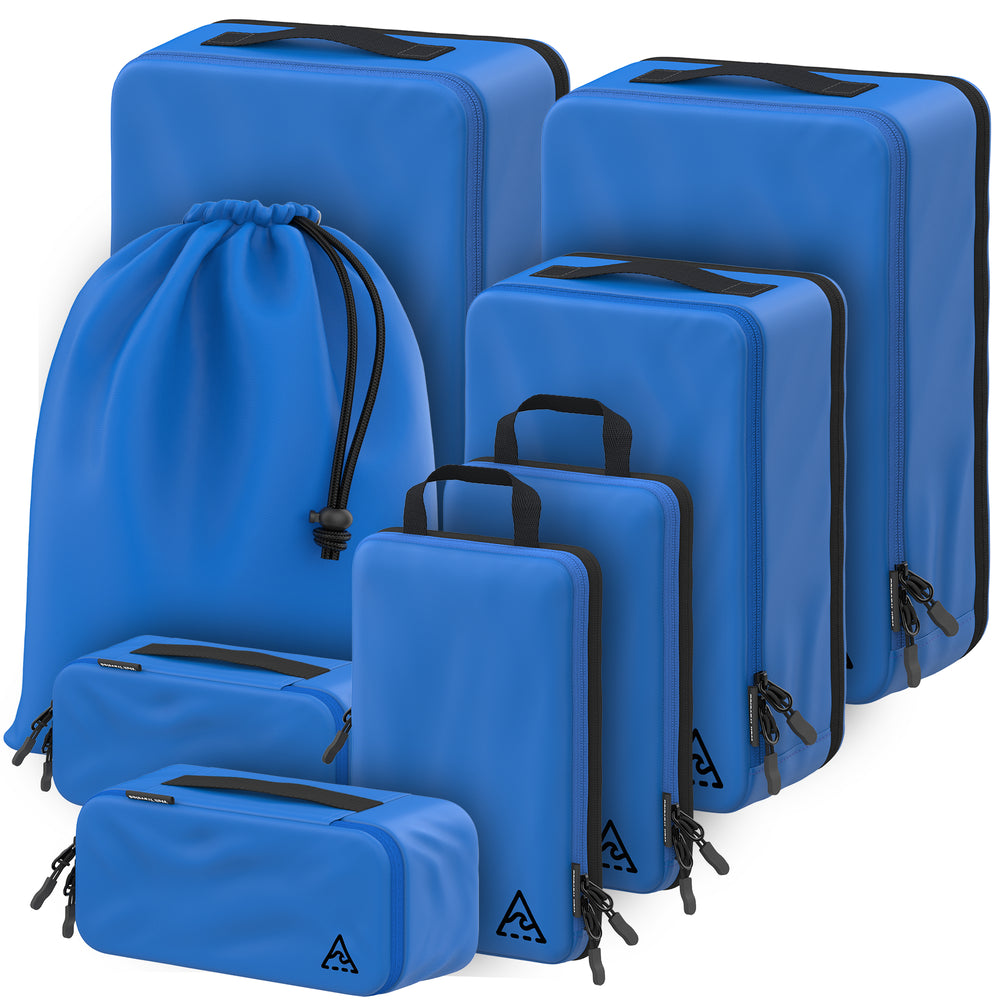 Compression Packing Cubes for Luggage, Set of 8, PAKASEPT Travel